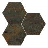 Rust Green Hexagon