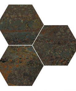 Rust Green Hexagon