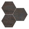 Rust Titanium Hexagon