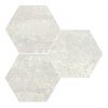 Rust White hexagon