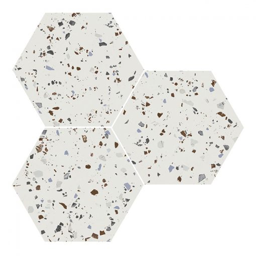 South White Hexagon