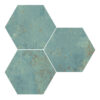 Zinc Green Hexagon