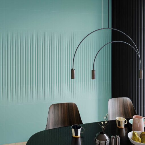 Stripes Liso XL Teal miljoe