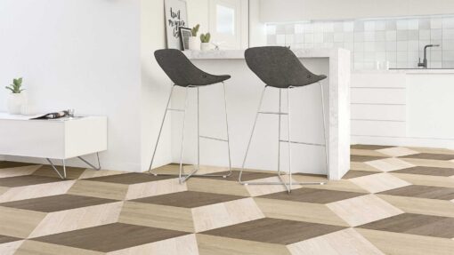 60° Chevron Wood Light, Wood Mid og Wood Dark miljo