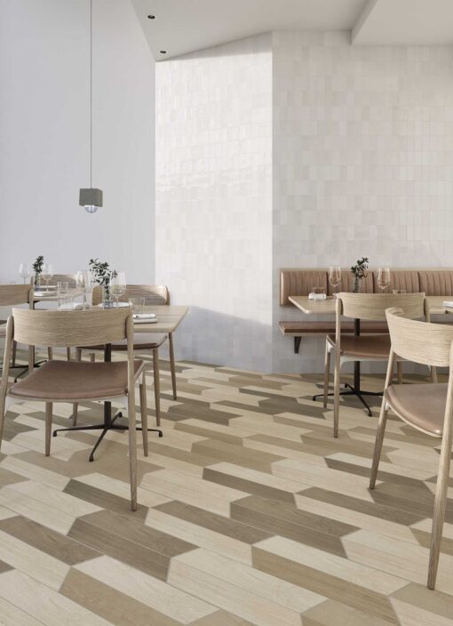 60° Chevron Wood Light, Wood Mid og Wood Dark miljoe