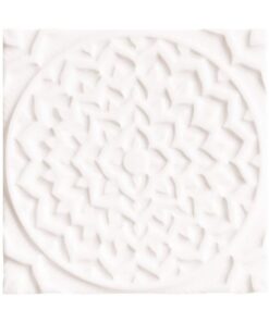 Earth Navajo White Relieve Mandala Cosmos ADEH4001