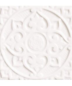 Earth Navajo White Relieve Mandala Energy ADEH4004