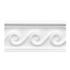 Modernista Blanco Relieve Olas ADMO4063