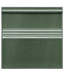 Modernista Verde Oscuro Rodapie Clasico ADMO5205