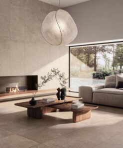 Whisper Earth på gulv og Whisper Warm på vægge